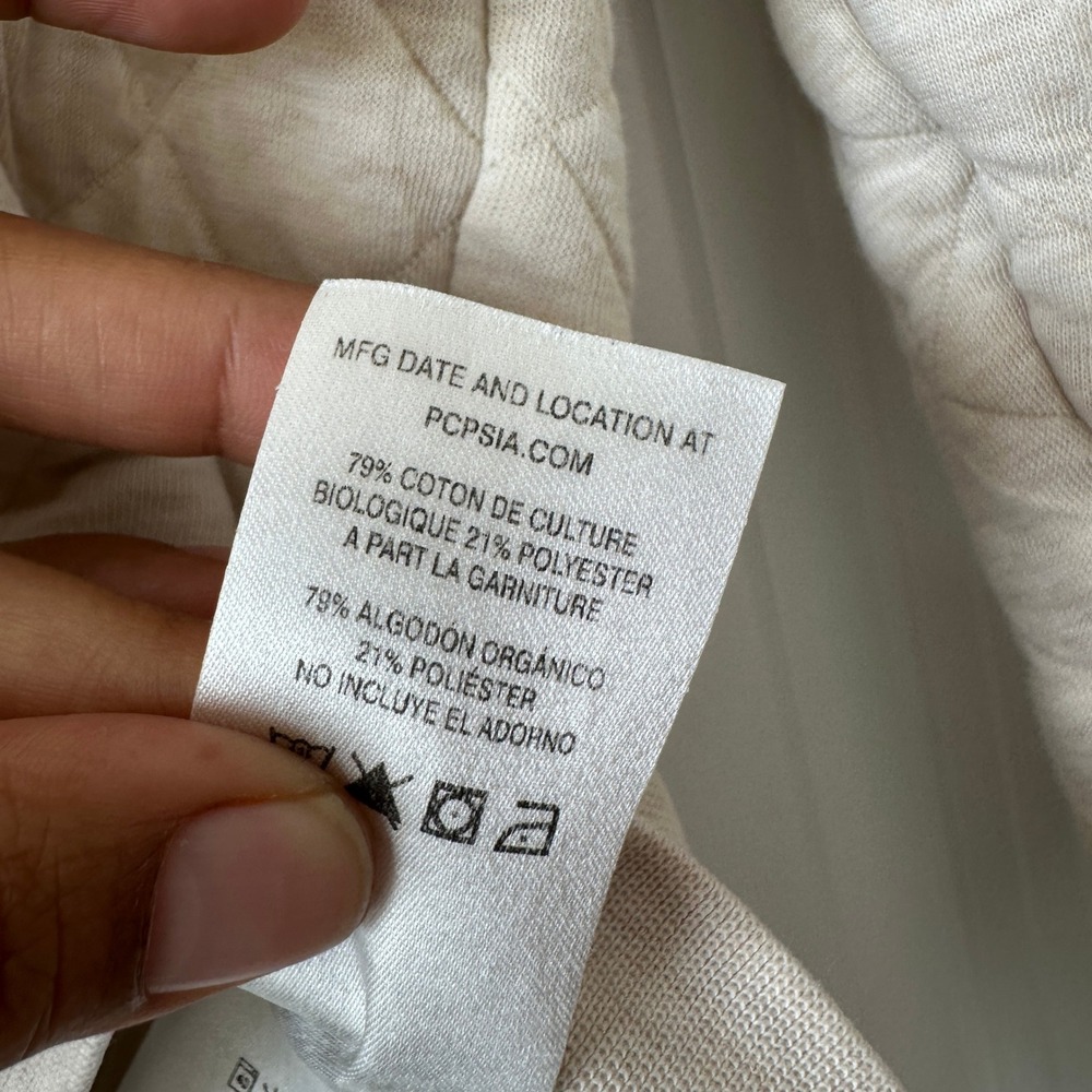 Patagonia Womens Organic Cotton Quilt Snap-T Pullover Oatmeal XXS - Picture 5 of 10